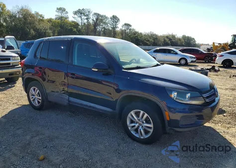 2013 Volkswagen Tiguan S из США, поврежденный, VIN WVGAV7AX5DW504195